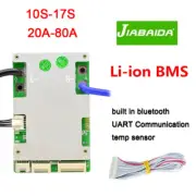 JBD 10-17S 20-80A Li-ion Battery Intelligent Bluetooth BMS Same Port w/ Balance