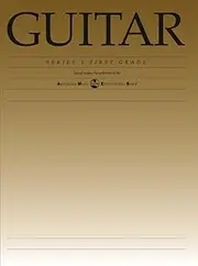 AMEB Guitar Series 1 Grade 1 Book