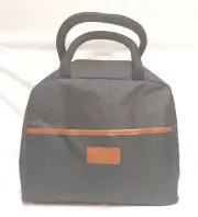 Dollity Men/Women INSULATED HOT/COLD lunch bag NEW Slate Grey Or Black 9x12x6"