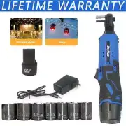 12V Cordless Ratchet Wrench Set Electric Ratchet Tool Kit Cordless Ratchet