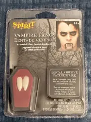 Spirit Vampire Fangs w/Dental Adhesive *NEW* US2