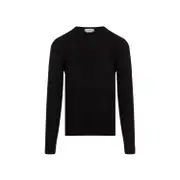 [Alexander Mcqueen] Alexander Mcqueen-Black Cotton Pullover-Uomo L STAND