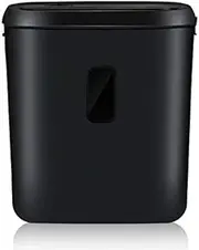 High-Security Micro-Cut (4x23mm) Paper Shredder, 10-Minute Heavy Duty Continuous Run Time, Once Broken 10sheets A4 Paper,with 21 Litre Bin, Black