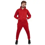 Mens Red Nose Day Plain Tracksuit Hoodie Sweatpants Casual Gents Adults Fashion