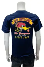Mr. Horsepower Clay Smith Cams Support Your Local (M65) T-SHIRT Navy 100% Cotton