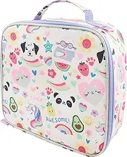 Cute Icons Lunch Bag, Durable Polyester