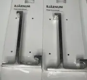 2x Ikea Bjarnum Aluminum Wall Hook Shelf Bracket 1441 401.525.91 Sarah Gronvall
