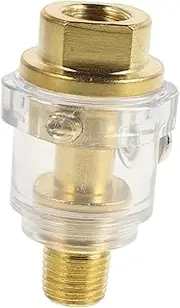 1/4 Inch Mini Oiler Lubricator for Air Tools Brass Plastic In-tool Oiler Oil Water Separator Accessories