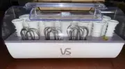 Vidal Sassoon ProSetter Hairsetter Ribbed Hot Retro Rollers Model VS321 New