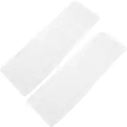 TEHAUX 2PCS Silicone Keyboard Cover Skin Transparent Protector Compatible with Prevents Dust and Crumbs for Use Comfortable Typing Experience
