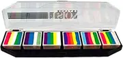 FUSION BODY ART Professional Quality Face Painting Palette – Mermaid & Unicorn Palette | Hypoallergenic Safe & Non-Toxic – Water Activated Makeup Face Paint Kit for Kids & Adults | Perfect for Birthday Parties