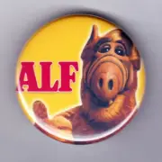 ALF - RETRO Badges & Magnets - New Rare 80's Button Pin Alien Life Form TV Cool