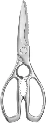 Japanese Multipurpose Kitchen Scissors - 9 Inch Ultra Sharp and Dishwasher Safe