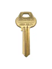 Corbin Russwin D1-6PIN-10 Single Section Standard Bow Key Blanks, Nickel Plated