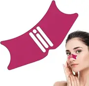 Nose Contour Stencil, Silicone 4-In-1 Nose Shadow Highlighter Eyeliner Lip Template Tool, Reusable Makeup Aid for Beginners & Professionals, 4.13x1.85x0.12 Inches