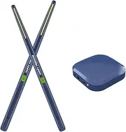 Electronic Drum Set, Portable Smart Air Drum Set 3D Motion Sensing, Virtual Pocket Drum with Drumsticks 8 Sounds, Air Drum Sticks for Beginners Adults Kids