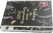 FRCOLOR 2025 Agenda Book Organizer Beginner Universal Frying Pan Wired Decoration Outdoor Base Double-sided Blackboard Multi-function Wallet Supply Removable Stem Clear Message Stand Paper