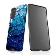 For Samsung Galaxy S20+ Plus Case Armour Cover, Blue Mirror