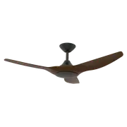 Strike DC Ceiling Fan 48" Black & Walnut ABS Polymer Blades - 60132