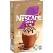 Nescafe Mocha Decaf Coffee Sachets 10 pack