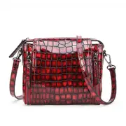 Women Genuine Pu Leather Lady Messenger Bag Women Shoulder Bags Crocodile Crossbody Bag For women Handbags