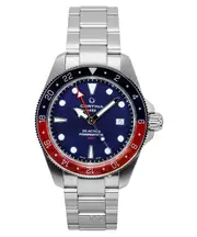 Certina DS Action GMT Swiss Made 25 Jewels Stainless Steel Blue Dial Automatic Diver's C032.929.11.041.00 200M Men's Watch
