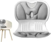 Posture Correction Chair Back, Lumbar Seat Corrector Breathable, Sitting Attachment Tool Body Shaping Artifact for Long Sitting