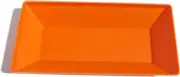Tupperware Replacement Get Togethers Rectangular Tray Orange Mold Number 1380