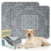 Washable Pee Pads for Dogs, 2 Pack Reusable Puppy Pads Waterproof, Absorbent ...