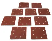 WEN 6304SP120 1/4-Sheet Sander 120-Grit Hook-and-Loop Sandpaper, 10-Pack