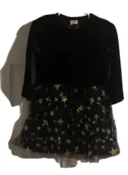 NEW 18M EGG Navy Blue Dress With Tulle And Stars