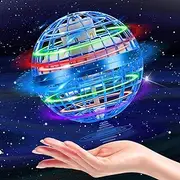 Flying Ball, Hover Ball, Flying Orb Ball, Magic Spinner, Mini Drone for Children, Flying Toy, with LED Light Drone, Flying Ball, for Children, Adults, Outdoor, Indoor (Blue)