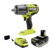 RYOBI 18V Brushless Cordless 4-Mode 1/2 in High Torque Impact Wrench Kit with 40