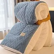 New Sherpa Quilt King Full Size - Heavy Winter Lambswool Quilts - Double Sided Thickened Fluffy Lamb Fleece Comforter Core(A,200x230cm/4.0kg)