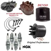 Tune Up Kit Filters Cap Wire Spark Plugs For ACURA INTEGRA L4 1.7L 1992-1993