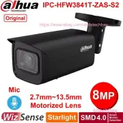 Dahua IPC-HFW3841T-ZAS-S2 8MP Starlight 5xZoom MIC WizSense PoE IP Camera SMD4.0