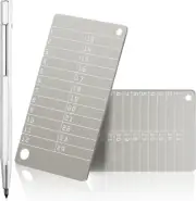 Crypto Cold Wallet Seed Phrase Recovery Steel Plates / Bitcoin / Cryptocurrency