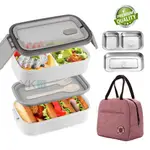 INSULATION LUNCH BOX WITH BAG 304 BENTO BOX 2 LAYERS BAUNAN