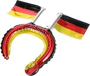 Outanaya 20pcs Football Party Headbands Inflatable Aluminum Film Balloon Hair Hoops for Soccer Fans