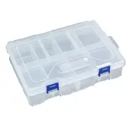 3PC Double layer 8 Slots Plastic Jewelry Box Organizer Storage Container with Adjustable Dividers