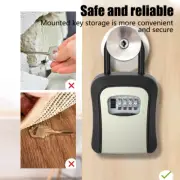 1PCS Lock Key Safe Storage Box Combination Padlock Security Home Outdoor 2024