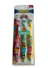 Disney TSUM TSUM 3 Value Pk Toothbruh Set & Colgate Fluoride Toothpaste 2 Pack