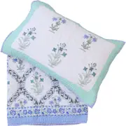 LVD Cotton Bedspread/Quilt w/ 2 Pillow Shams Set Queen/King - Jaya
