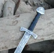 Handmade High Carbon Steel Historical Viking Sword Razor Sharp / Medieval Sword