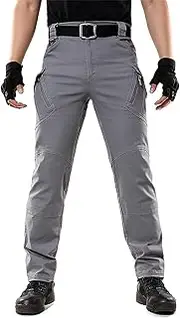 [Drakonas] Texwix Flexcamo - Tactical Waterproof Pants, Cargo Pants for Men, Work Pants with Big Pocket, Slim Fit, Plus Size