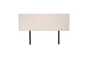 Linen Fabric Queen Bed Headboard Bedhead - Beige