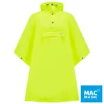 【MAC IN A SAC】中性款輕巧袋著走快穿成人斗篷式雨衣MNS041螢光黃