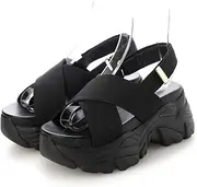 [EVOL] Evor IW5340 Women's Sandals Cross Belt Volume Sole Sandals