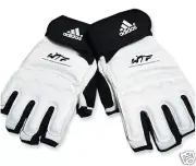 WTF ADIDAS Open Finger Gloves MMA TaeKwonDo Kukiwon Boxing Punch Protection Pad