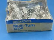 BRASSCRAFT MULTI-TURN STOP OR17X C IRON PIPE ANGLE STOP 1/2 FIP INLET X 3/8 OD